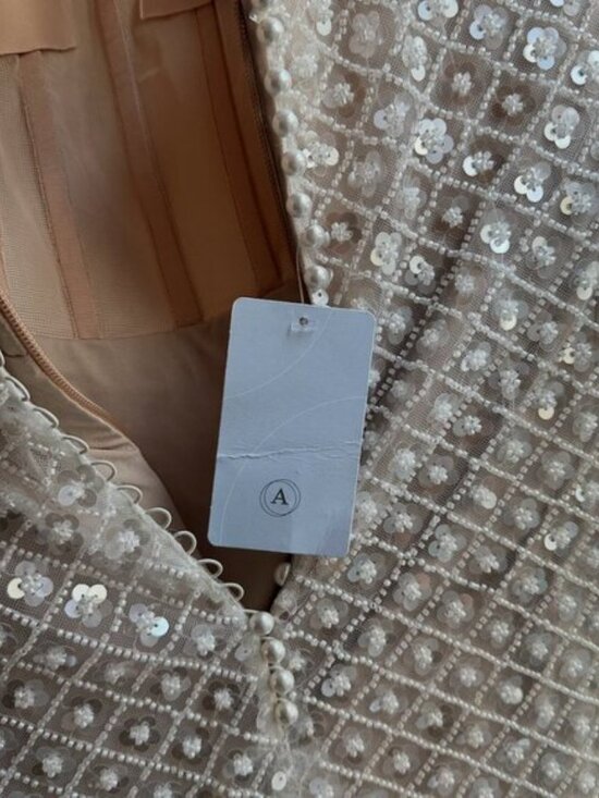 *brand new* Anthropologie Watters Crescendo Strapless Bow Mini Dress - wedding - Picture 5 of 5